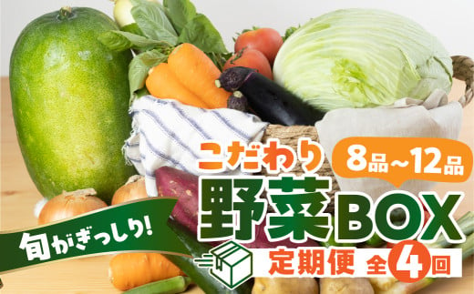 あつみの旬の野菜BOX定期便 4回お届け 定期便 4回 旬 野菜 野菜セット 詰合せ 田原市 渥美フーズ さつまいも ほうれんそう とうもろこし トウモロコシ きゅうり なす ナス ピーマン ねぎ 大根 じゃがいも たまねぎ にんにく人参 渥美半島