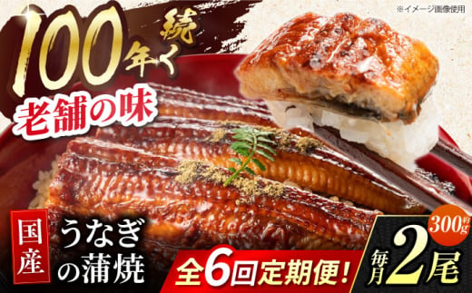 【6回定期便】 鰻蒲焼 2本セット パック 御嵩町 / 鰻 季節料理 魚邦 [AVBH012]