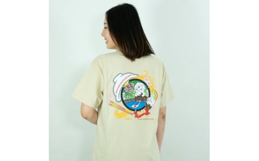 佐野市 マンホールTシャツ(さのまる)サンドベージュ XLサイズ【1534694】 1570068 - 栃木県佐野市