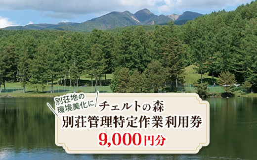 蓼科高原三井の森・蓼科高原いずみ平別荘地 別荘管理特定作業利用券9,000円分(1,000円×9枚)【1420192】 - 長野県茅野市｜ふるさとチョイス  - ふるさと納税サイト