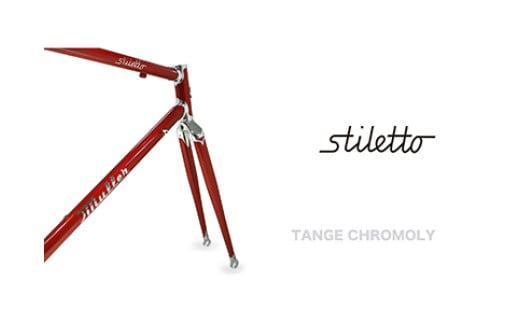 MULLER　【受注生産】Stiletto　リムブレーキクロモリロードバイク（フレーム＋フォークセット：１セット）　l_08 1557708 - 三重県桑名市