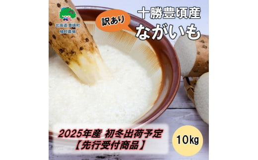 【訳あり】十勝豊頃産 ながいも10kg【2025年初冬出荷（先行受付）】【植村農場】 1584628 - 北海道豊頃町