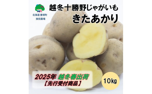 越冬十勝野じゃがいも きたあかり10kg【2025年春出荷】（先行受付）［按田農場］ 1584637 - 北海道豊頃町