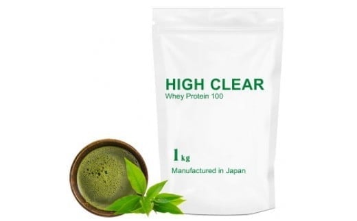 HIGH CLEAR WPC ホエイプロテイン100 プレミアム抹茶味 6kg (1kg×6袋) ｜ 国産 日本製 SDGs ぷろていん タンパク質 たんぱく質 ビタミン 栄養 健康 筋トレ トレーニング 宮城県 七ヶ浜 ｜ hk-wpc-6000-mc　