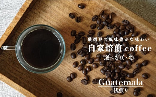 シングルコーヒー豆（グアテマラ浅煎り）90ｇ×3袋