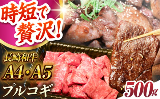 【A4-A5】長崎和牛 ミックスプルコギ 500g 長与町/meat shop FUKU [ECS065]