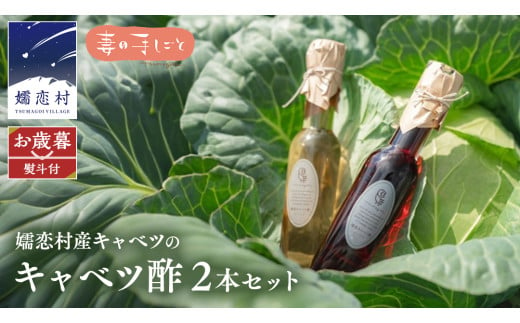 【 お歳暮 熨斗付】 キャベツ酢2本セット 熨斗対応 御歳暮 酢 調味料 ダイエット 酢キャベツ おすすめ ダイエット [AF017tu]