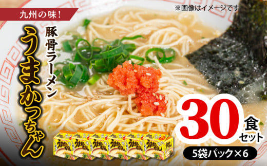 豚骨ラーメン　うまかっちゃん30食セット（5袋パック×6セット） PC7406 1595697 - 福岡県上毛町