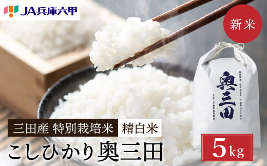 【令和6年度産】奥三田米 5kg 厳選 極める 大粒 希少 もちもち 甘味 特上[№5337-0360]