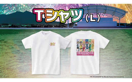 『 アイドルマスター 』シリーズ オリジナル コラボTシャツ Lサイズ アイマス Tシャツ ゲーム [ZZ033ci]