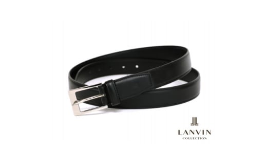 LANVIN　COLLECTION　繊細なシボ調のエンボスレザーベルト　JLMB440L【1545717】