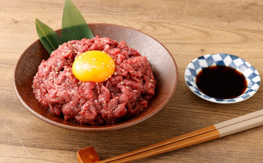 【フジチク】国産 馬刺し ユッケ 50g×9 合計450g 馬肉 馬刺し 馬刺 ユッケ タレ付き 肉 お肉 冷凍 熊本県 上天草市 1599319 - 熊本県上天草市