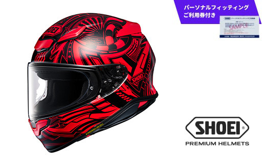 SHOEI ヘルメット 「Z-8 BEAUT TC-1 (RED/WHITE)」 パーソナルフィッティングご利用券付 バイク フルフェイス ショウエイ バイク用品 ツーリング SHOEI品質 shoei スポーツ メンズ レディース