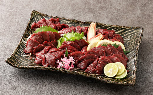 【フジチク】国産 馬刺し 赤身（800g） 約100g×8個 馬肉 馬刺 赤身 タレ付き 肉 お肉 冷凍 熊本県 上天草市