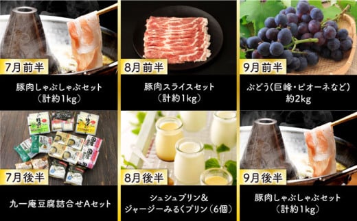  長崎和牛 スイーツ フルーツ ハム 豚肉 ハンバーグ スライス 米 定期便