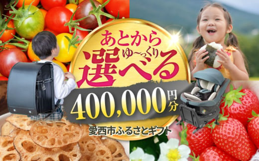 【あとから選べる】 愛知県愛西市ふるさとギフト 40万円分 日本酒 スイーツ シャンプー あとから ギフト [AECY012]