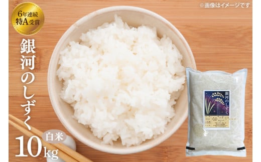 【令和6年産】銀河のしずく 精米 10kg 特別栽培米 生産者直送 特A受賞 | お米 コメ 精米 白米 (CA021) 1237199 - 岩手県紫波町