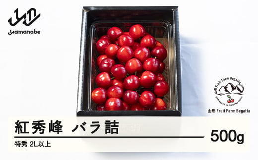 先行予約》2025年 山形県産 さくらんぼ 紅秀峰 バラ詰 500g 秀 L～2L F20A-920 - 山形県山辺町｜ふるさとチョイス -  ふるさと納税サイト