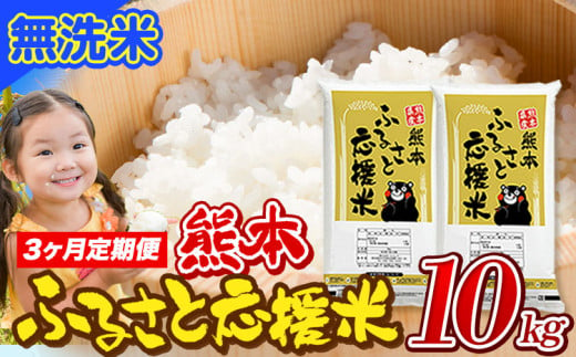 【3ヶ月定期便】米 無洗米 家庭用 熊本 ふるさと応援 定期便 米  10kg《申込み翌月から発送》 熊本県産 白米 精米 山江村 ブレンド米 国産 おうちご飯 予約 返礼品 発送 配送 SDGs わけあり むせんまい お米 おこめ 1621879 - 熊本県山江村