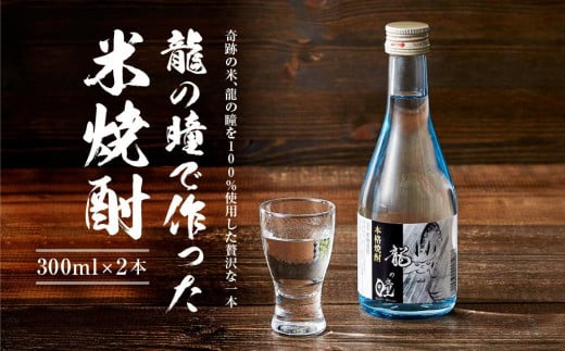 龍の瞳で作った米焼酎 25度 300ml×2本 | 酒 お酒 さけ 焼酎 米焼酎 人気 おすすめ  飛騨高山 おみやげ処 三川屋 LH016