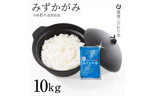 新米 令和6年 滋賀県産 みずかがみ 白米10kg（5kg×2袋）