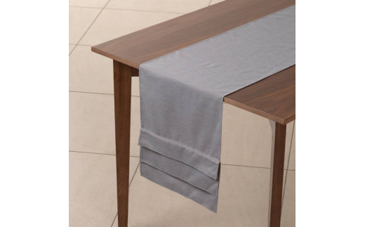 テーブルランナー Elisabeth Table runner／エリザベット グレイッシュインディゴ