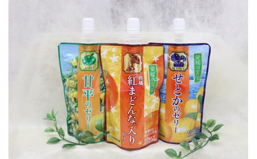 ゼリー 飲むゼリー 愛媛 みかん 150g×12個 3種 JAえひめ 愛媛の果実 特選柑橘詰合せ (E-50) | B369