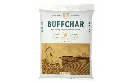 ＜弥富市＞BUFFCHAR(R)バフチャー(サラブレッド馬ふん堆肥)　Sサイズ 3kg【1537193】 1685409 - 愛知県弥富市