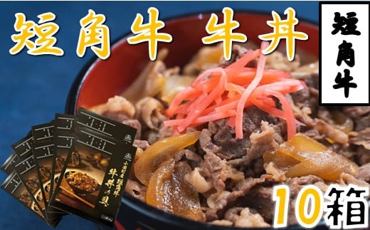 短角牛牛丼の具（1人前×10箱） 1675907 - 山形県小国町