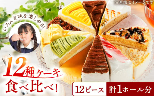 ケーキセット 12種×400g 『SWEETS BIYORI -青空-』　糸島市 / 五洋食品産業 [AQD039]