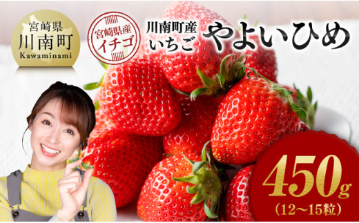 川南町産　いちご「やよいひめ」450ｇ【 期間限定 果物 イチゴ 苺 やよいひめ フルーツ 】