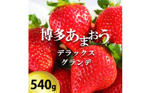 いちご 博多あまおう デラックス&グランデ 2パック 【お申込：2025年2月10日迄、配送：2月16日～2月28日】 1699248 - 福岡県小郡市