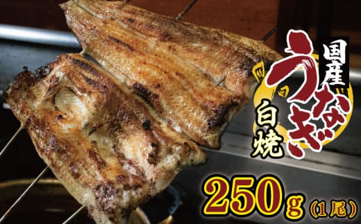 うなぎ 国産 鰻 白焼き 1尾 250g 高知県産あら塩付き 炭火焼き ウナギ 国産うなぎ 白焼 鰻白焼き 塩 あら塩 粗塩 セット 魚 魚介 惣菜 ギフト 贈り物 贈答 土用の丑 和食 日本料理 冷凍 徳島県 吉野川市 1754500 - 徳島県吉野川市