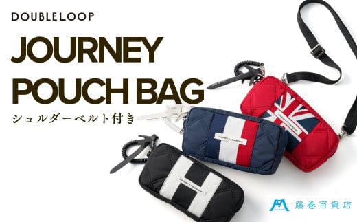 [DOUBLELOOP] ショルダーベルト付き JOURNEY POUCH BAG|ショルダーバッグ ポーチ バッグ [0764-0767]