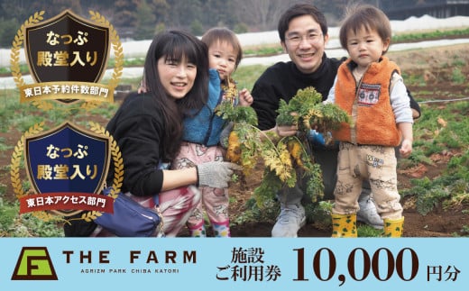 BBQやキャンプなども楽しめる複合施設 THE FARM利用券10,000円分【1278726】 968634 - 千葉県香取市