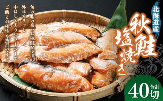 秋鮭塩焼き 合計40切 1687406 - 北海道小樽市