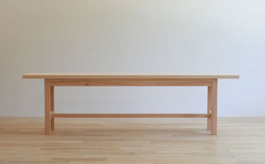 対馬ヒノキ ベンチ ( サイズオーダー 可)  《対馬市》【家具製作所kiiro】椅子 イス 木製 家具 [WAL018] 1319843 - 長崎県対馬市 |