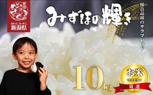 みずほの輝き 10kg 新潟産 新潟県 令和6年産 コメ お米 米 こめ 新潟米 新潟 新発田 斗伸 1810631 - 新潟県新発田市