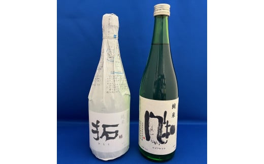 佐渡　加藤酒造店の純米酒　金鶴「風和」・金鶴「拓」　720ml　2本セット 1698465 - 新潟県佐渡市