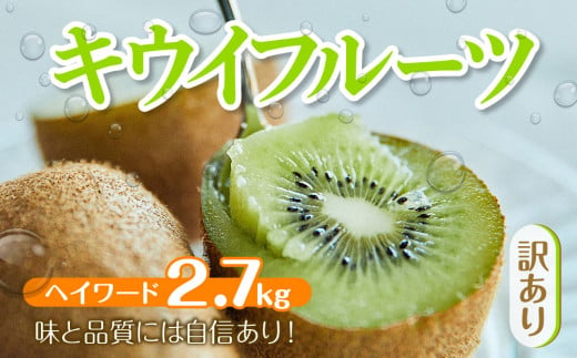 訳アリ キウイ 2.7kg キウイフルーツ ヘイワード 数量限定 国産 フルーツ 果物 酸味 甘い 栄養補給 数量限定 期間限定