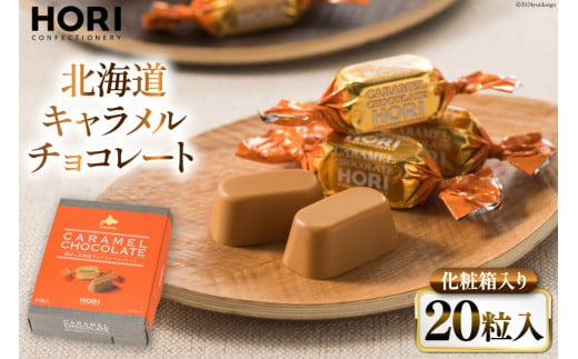 チョコレート 北海道キャラメルチョコレート 20粒入 1箱 [砂川ハイウェイオアシス観光 北海道 砂川市 12260747] チョコレート菓子 チョコ 菓子 お菓子 個包装 ばらまき スイーツ レビューキャンペーン