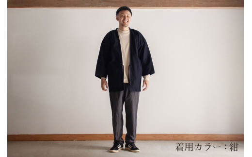 ふるさと納税 服 岩手県 一関市 縁日 HANTEN チャコール・Mサイズ チャコールMサイズ 縁日 HANTEN 色は3色・4サイズから選べる♪ 紺 チャコール