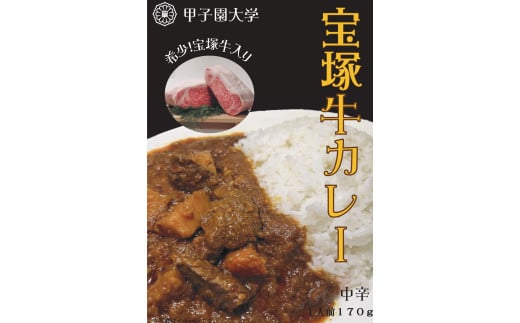 【甲子園大学・学生考案】ごろっと、たっぷり。希少なブランド牛使用「宝塚牛カレー」（3食セット） 1761046 - 兵庫県宝塚市