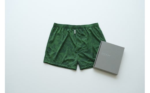 メンズ 下着 ショートトランクス 04/Mサイズ/ZIVANE/Botanical Green 1枚/締め付け感の無い/専用BOX付き アンダーウェア 1059326 - 兵庫県豊岡市