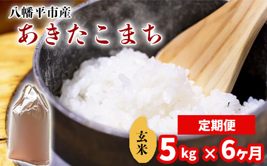 【令和7年産】 新米 11月中旬発送開始予定 あきたこまち 玄米 5kg×6ヶ月定期便 ／ 中沢農産 こめ 米 コメ お米 おこめ ご飯 ごはん げんまい おにぎり お弁当 仕送り お取り寄せ 産地直送 農家直送 単一原料米 国産 国産米 東北 岩手県産 八幡平市産 おすすめ 定期 定期便