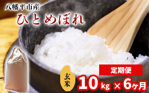 【令和7年産】 新米 11月中旬発送開始予定 ひとめぼれ 玄米 10kg （5kg×2袋） × 6ヶ月定期便 ／ 中沢農産 こめ 米 コメ お米 おこめ ご飯 ごはん げんまい おにぎり お弁当 仕送り お取り寄せ 産地直送 農家直送 単一原料米 国産 国産米 東北 岩手県産 八幡平市産 おすすめ 定期 定期便
