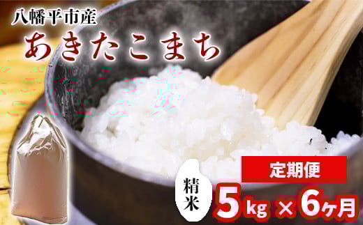 【令和7年産】 新米 11月中旬発送開始予定 あきたこまち 精米 5kg×6ヶ月定期便 ／ 中沢農産 こめ 米 コメ お米 おこめ ご飯 ごはん 白米 白飯 おにぎり お弁当 仕送り お取り寄せ 産地直送 農家直送 単一原料米 国産 国産米 東北 岩手県産 八幡平市産 おすすめ 定期 定期便