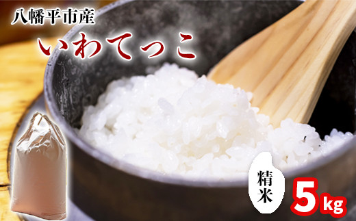 【令和7年産】 新米 11月中旬発送開始予定 いわてっこ 精米 5kg ／ 中沢農産 こめ 米 コメ お米 おこめ ご飯 ごはん 白米 白飯 おにぎり お弁当 仕送り お取り寄せ 産地直送 農家直送 単一原料米 国産 国産米 東北 岩手県産 八幡平市産 おすすめ