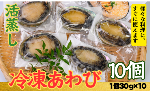 不老不死徐福アワビ伝説！目指せ、あわびシェフ〈10個〉1個約30g～40gのあわびを使用 [KN11]