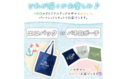 宮崎県門川町のふるさと納税 門川町観光パンフレット(1冊)とオリジナルグッズ(エコバッグ、カレンダー＆メモ帳、バネ口ポーチの中からいずれか1つお届け) 雑誌 観光ガイド 観光スポット 日用品 雑貨 メール便【AI-6】【門川町地域振興課】